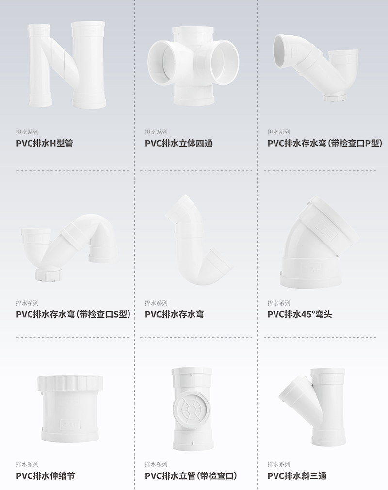 龍勝PVC-U靜音排水管系統 龍勝PVC-U靜音排水管系統